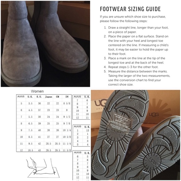 COPY - ⚡️SALE⚡️AUTHENTIC BNWB UGG "Sumner" in grey size 5 - Picture 4 of 4